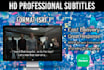 subtitle everything with industry standards