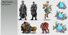 create character design concept for game, mascot, or avatar