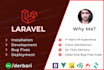 develop a secure rest API backend in laravel for web or mobile apps