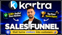 design kartra sales funnel, membership online course