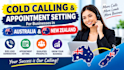 do cold calls, appointment setting australia and new zealand
