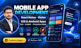 do mobile app development react native, building mobile app, flutter developer