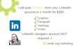 do linkedin marketing for you