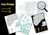 design business vector map of any location