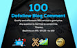 build SEO dofollow backlinks, high authority blog comments