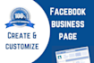 professional facebook instagram  linkedin business page setup