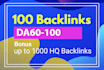 do 100 backlinks da60to100