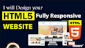 create awesome html,css,bootstrap website