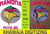embroidery logo digitizing into dst pes emb asap