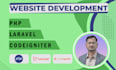 do custom website development as a full stack developer