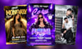 do dj, hip hop, event, party, concert, music, club flyer