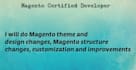 do magento theme, design and structure customize, improvements