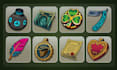 create 2d game icon, game assets, props, app icons and objects