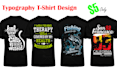 create awesome typography tshirt,hoodie design for you