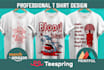 do digital illustration t shirt design