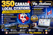 do 350 canada local citations listings and directories for local seo