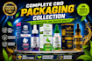create cbd labels and packaging for online store and product branding