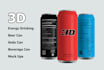 do 3d energy drinking can, beer can, soda can mock up
