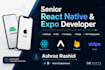 develop a react native mobile app for android and ios