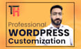 edit wordpress website, provide theme and woocommerce customization