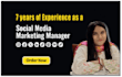 be your social media manager who have 7 years of experience