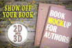 transform your 2d book cover into a realistic 3d book mockup
