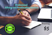 proofread and edit manuscripts, focusing on quality