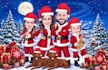 draw a family christmas caricature for your holiday gift