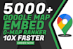 embed your google map on 5000 web 2 0 blogs
