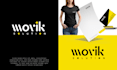 design unique minimalist logo and complete brand identity kit