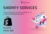 do shopify theme customization, develop shopify website