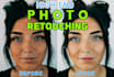 do high end photo retouching and editing