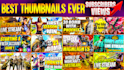 design a high quality gaming youtube thumbnail