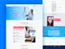 design a creative landing page in figma
