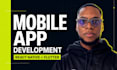 develop a react native or flutter mobile app for ios and android