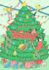 create a holiday party poster illustration