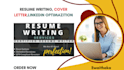 write an ats compliant resume, cv, cover letter, or optimized linkedin profile