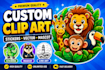 design sticker and clipart illustration