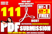 do permanent PDF submission,  buy 1 get 1 free
