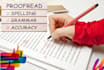 proofread and copy edit your website content