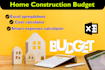 prepare budget for construction and renovation projects
