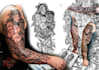 create a premium custom tattoo design, hand drawn by a real tattoo artist