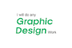 do any graphic design work
