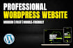 design or redesign your responsive wordpress website