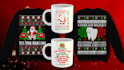 do christmas mug and sweater