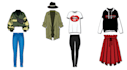 fashion design trendy clothes