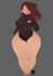 draw curvy and chubby pin up