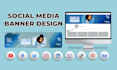 design facebook, twitter, linkedin, youtube banner