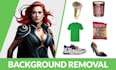 edit high quality image background removal with  clipping path