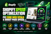 do shopify speed optimization, fix core web vitals and boost page speed
